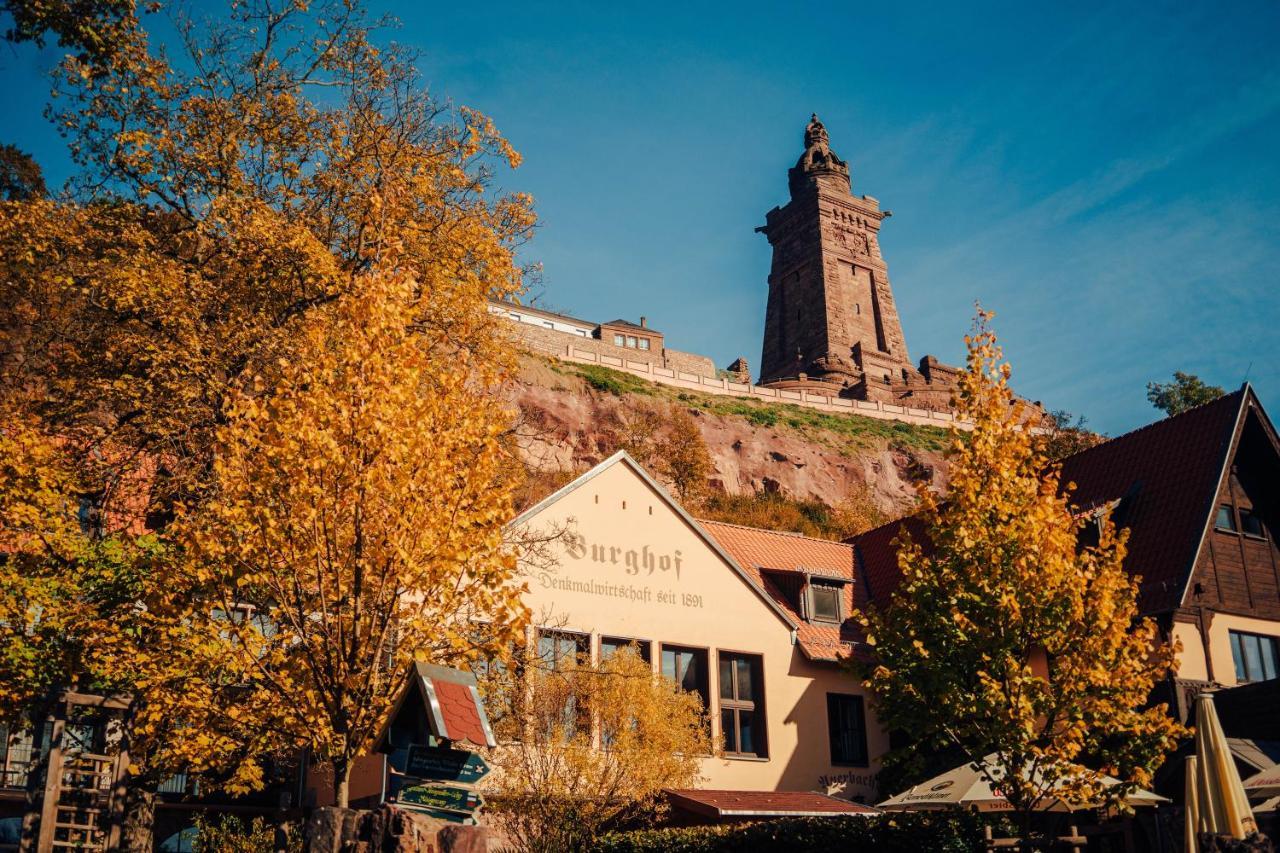 Burghof Kyffhaeuser Bad Frankenhausen Exterior foto