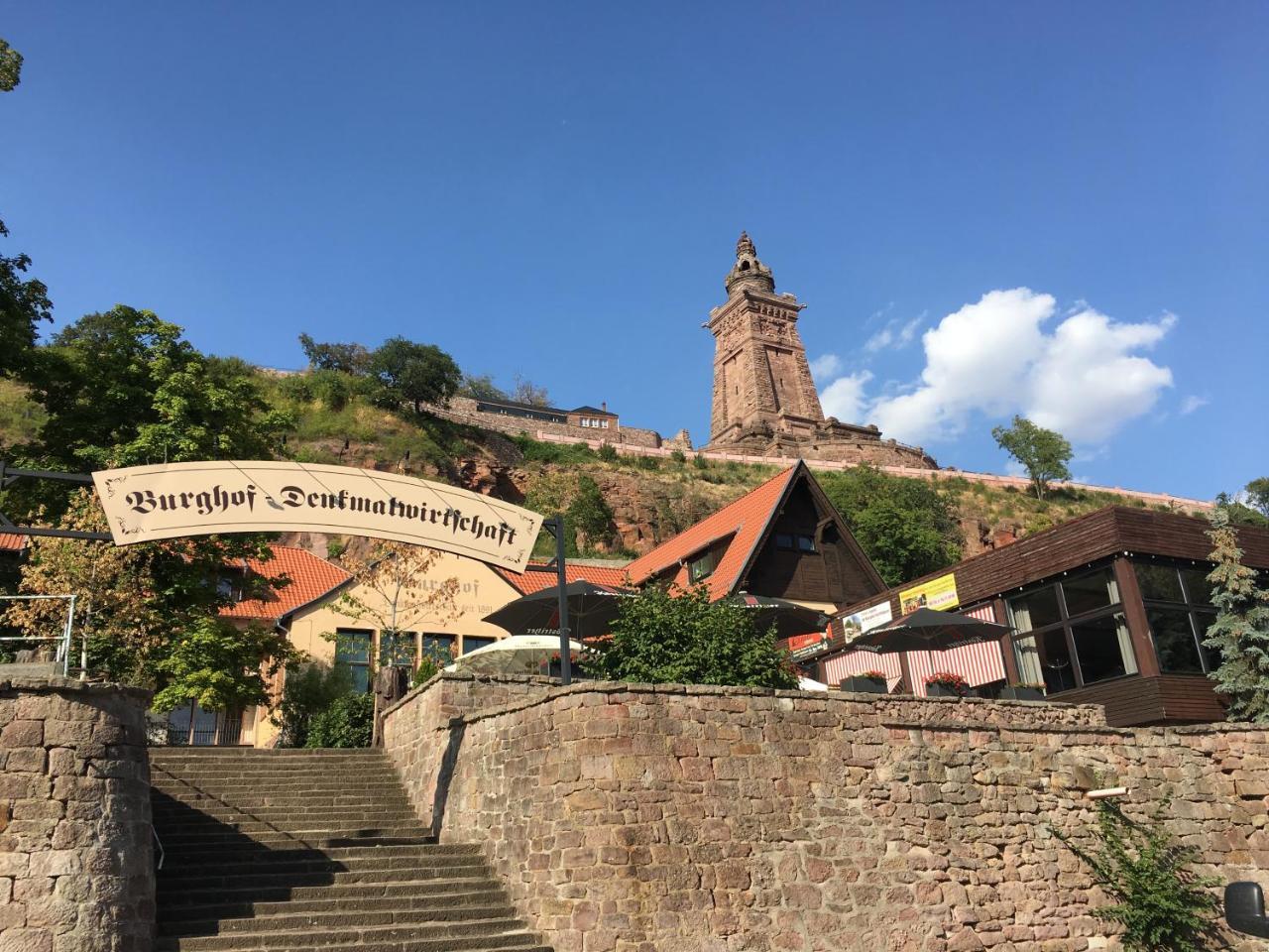 Burghof Kyffhaeuser Bad Frankenhausen Exterior foto